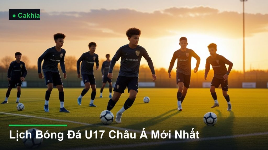 cầu thủ trẻ tranh bóng trên sân - Lịch Bóng Đá U17 Châu Á Mới Nhất